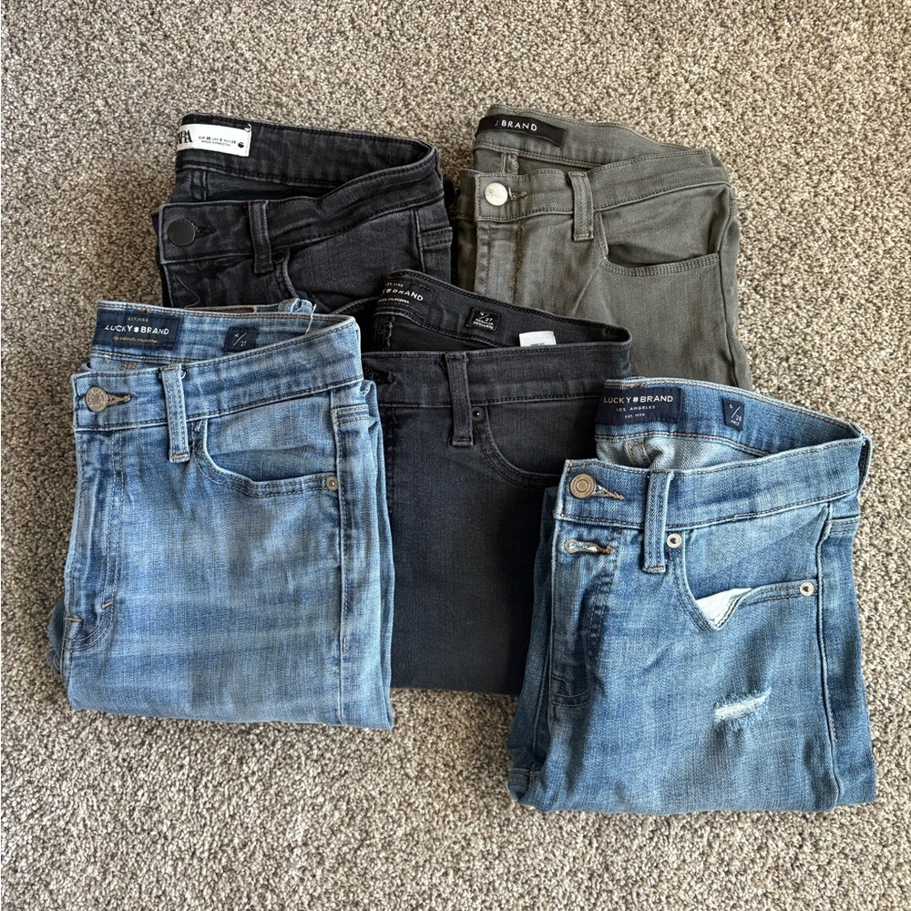 Mixed Women’s Denim Bundle - Blue, Black, Olive